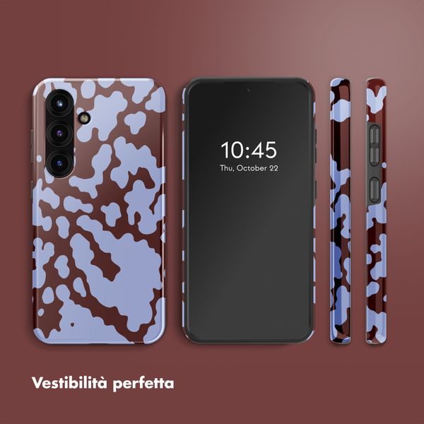 Selencia Cover posteriore Vivid con MagSafe Samsung Galaxy S25 - Moo'd Lavender Glow