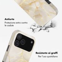 Selencia Cover posteriore Vivid con MagSafe Apple iPhone 18 Pro Max / 17 Pro Max - Golden Beige Marble