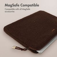 Selencia Cover laptop teddy 13-14 pollici - Choco Brown