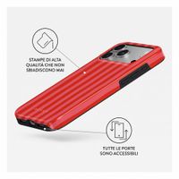 Burga Cover Posteriore Resistente con MagSafe Apple iPhone 18 Pro Max - Pomegranate