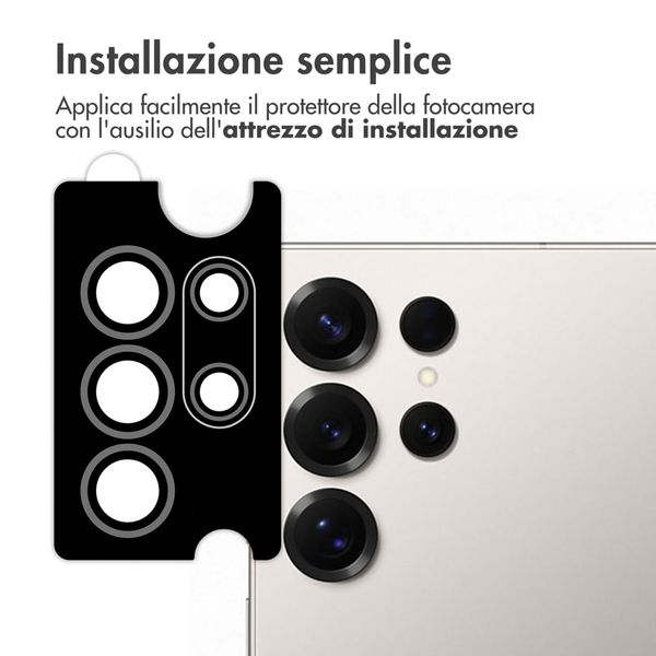 imoshion 2 Pack protezione lente fotocamera Samsung Galaxy S25 Ultra - Titanium Gray
