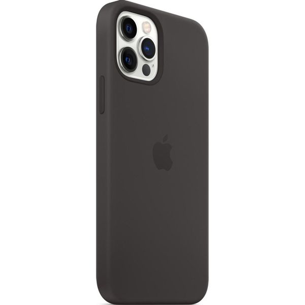 Apple Cover Posteriore in Silicone con MagSafe Apple iPhone 12 Pro Max - Black