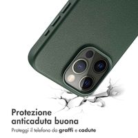 Accezz Cover in Pelle con MagSafe Apple iPhone 15 Pro Max - Cedar Green