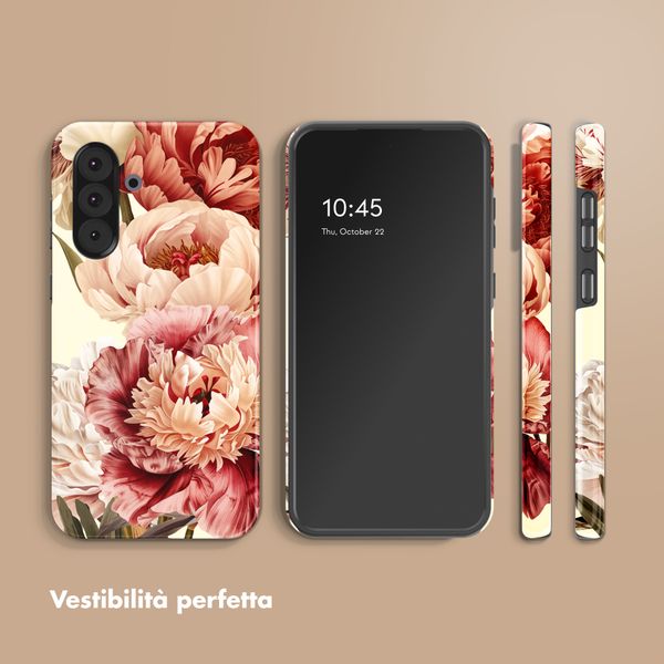 Selencia Cover Posteriore Vivid Samsung Galaxy A36 / A56 - Vintage Peony