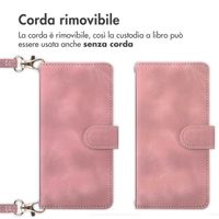 imoshion Cover a libro con Cordino Samsung Galaxy A35 - Rosa