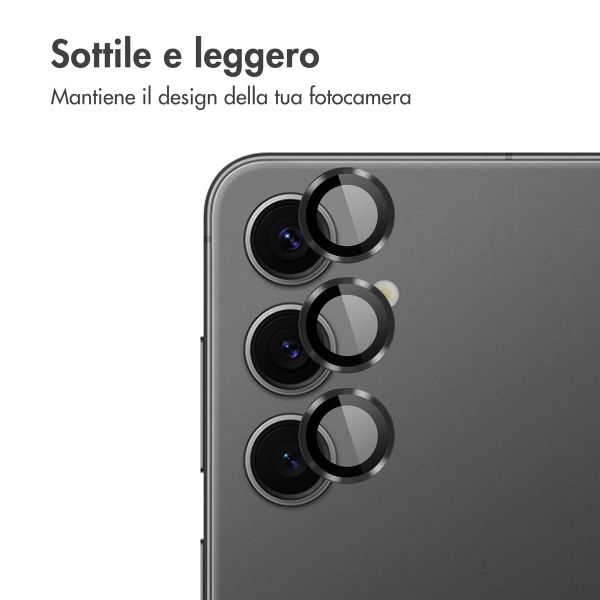 imoshion 2 Pack protezione lente fotocamera per Samsung Galaxy S25 - Nero