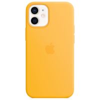Apple Cover Posteriore in Silicone con MagSafe Apple iPhone 12 Mini - Sunflower