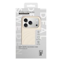 iDeal of Sweden Custodia Soft Swirl Silicone MagSafe Apple iPhone 17 Pro - Cloud Dancer