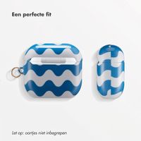 Selencia Cover Vivid  Apple Airpods 4 - Wave Vibes Classic Blue