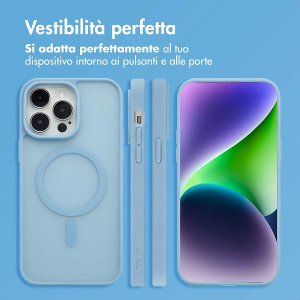 imoshion Cover posteriore Color Guard con MagSafe Apple iPhone 14 Pro Max - Azzurro