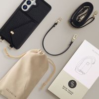 Selencia Cover per telefono Sera con cordino e portacarte a busta Samsung Galaxy A27 (5G) - Nero