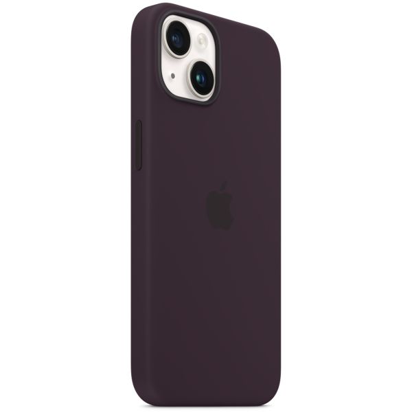 Apple Cover Posteriore in Silicone con MagSafe Apple iPhone 14 - Elderberry