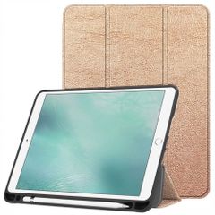 imoshion Cover a libro Trifold Apple iPad 6 (2018) 9.7 pollici / iPad 5 (2017) 9.7 pollici / Air 2 (2014)/Air 1 (2013) - Oro rosa