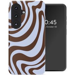 Selencia Cover posteriore Vivid con MagSafe Samsung Galaxy S26 FE - Dream Swirl Chocolate