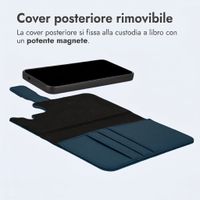 imoshion Cover a libro di lusso 2-in-1 rimovibile Samsung Galaxy S24 FE - Blu