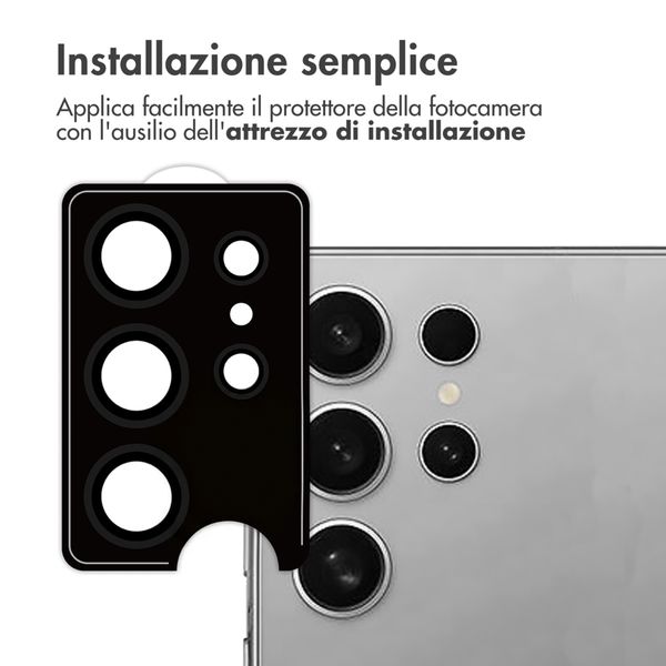 imoshion 2 Pack protezione lente fotocamera Samsung Galaxy S24 Ultra - Nero