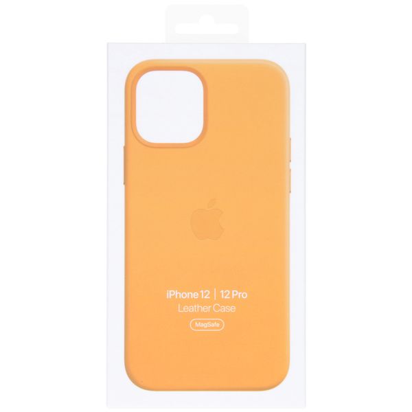Apple Cover in Pelle MagSafe  iPhone 12 (Pro)  - California Poppy