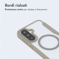 imoshion Bookcase trasparente con MagSafe Samsung Galaxy A37 (5G) - Beige