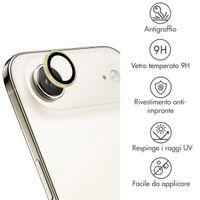 imoshion Pellicola protettiva 2 pack per la fotocamera Apple iPhone Air - Light Gold