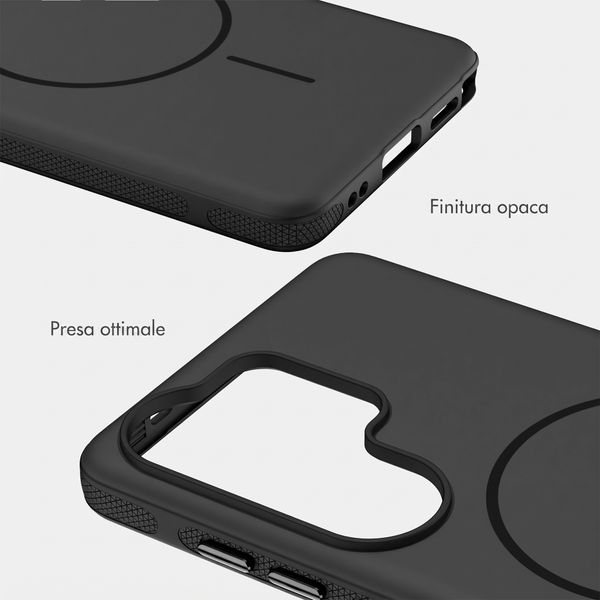 imoshion Cover posteriore Color con Thin MagSafe Ring Samsung Galaxy S26 Ultra - Nero
