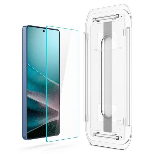 Spigen Vetro temperato GLAStR EZ Fit, confezione da 2 + Applicatore Samsung Galaxy S25 Ultra