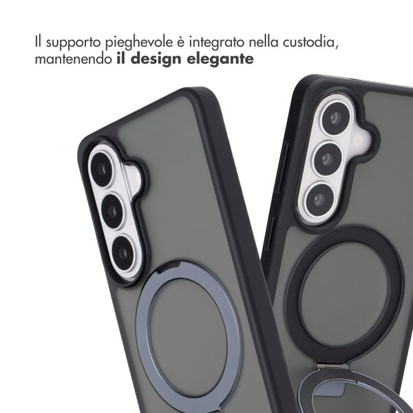 Accezz Cover con anello e supporto con MagSafe Samsung Galaxy S26 - Nero