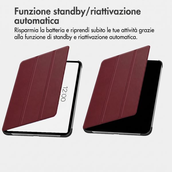 imoshion Cover a libro Trifold Samsung Galaxy Tab A11 Plus - Bordeaux