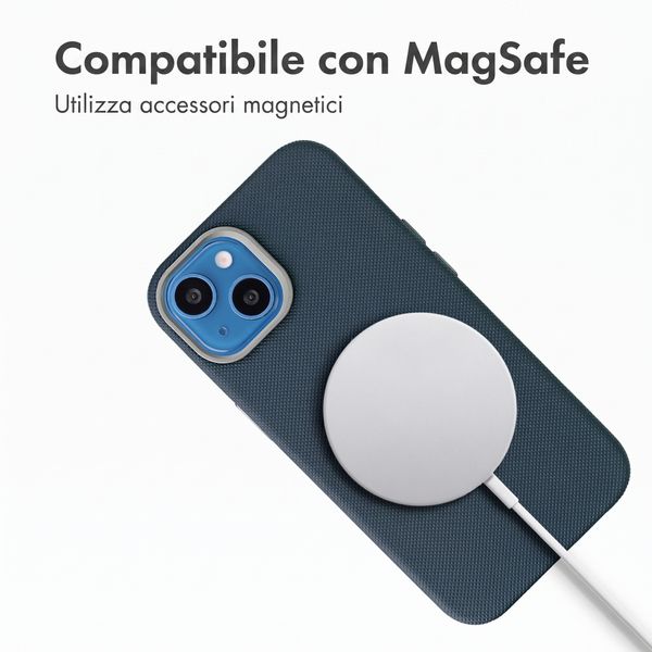 Accezz Cover Mesh con MagSafe Apple iPhone 14 / 13 - Blu scuro