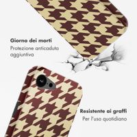 Selencia Cover posteriore Vivid con MagSafe Apple iPhone 17e / 16e - Pied-de-Poule