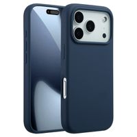 Accezz Cover in silicone liquido con MagSafe Apple iPhone 17 Pro - Blu scuro