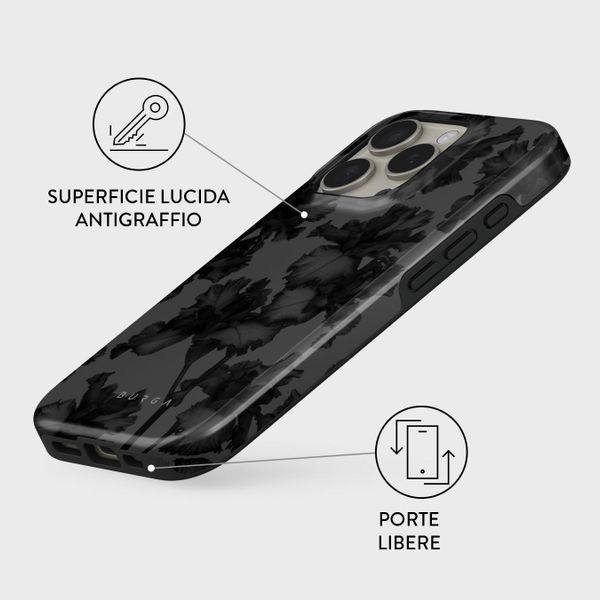 Burga Cover Posteriore Resistente con MagSafe Apple iPhone 16 Pro - Nocturnal