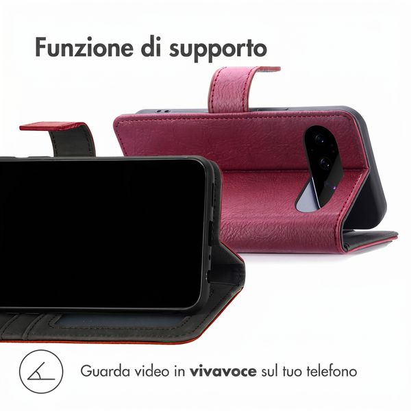 imoshion Cover a libro di Lusso Google Pixel 11 - Bordeaux