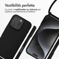 imoshion Cover in Silicone con Cordino Apple iPhone 16 Pro - Nero