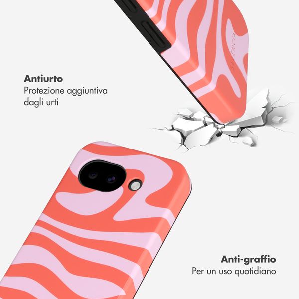 Selencia Cover posteriore Vivid con MagSafe Google Pixel 10a - Dream Swirl Pink
