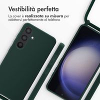 imoshion Cover in Silicone con Cordino Samsung Galaxy S24 - Verde scuro