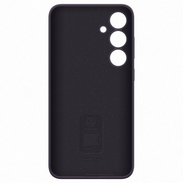 Samsung Cover originale in silicone Samsung Galaxy S24 Plus - Dark Violet