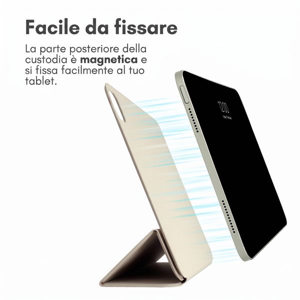 imoshion Custodia Magnetica a Libro Apple iPad Pro 13 (2025) M5 / (2024) M4 - Beige