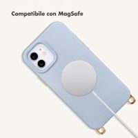 Selencia Cover posteriore Rivièra con MagSafe con ganci rimovibili iPhone 12 / 12 Pro - Powder Blue