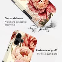 Selencia Cover posteriore Vivid con MagSafe Apple iPhone 16 - Vintage Peony