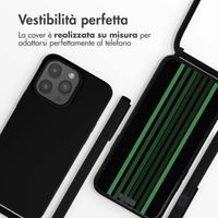 imoshion Cover in Silicone con Cordino Apple iPhone 15 Pro Max - Nero