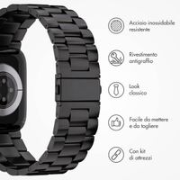 imoshion Cinturino in acciaio Apple Watch | 44/45/46/49 mm - Nero