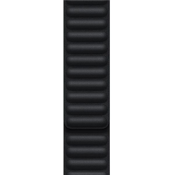 Apple Cinturino Leather Link Apple Watch Series 1 t/m 11 / SE / Ultra (44/45/46/49 mm) - Taglia M/L - Midnight