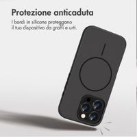 imoshion Cover posteriore Color con Thin MagSafe Ring Apple iPhone 16 Pro - Nero