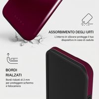Burga Cover Posteriore Resistente con MagSafe Apple iPhone 15 - Dark Cherry