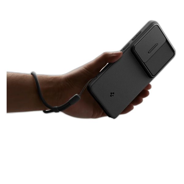 Spigen Cover Optik Armor con Slitta per Fotocamera Samsung Galaxy S26 Ultra - Black