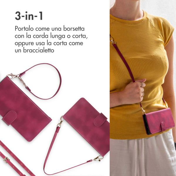 imoshion Cover a libro con Cordino Apple iPhone 11 - Rosso