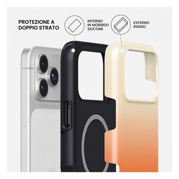Burga Cover Posteriore Resistente con MagSafe Apple iPhone 18 Pro Max - Slow Burn