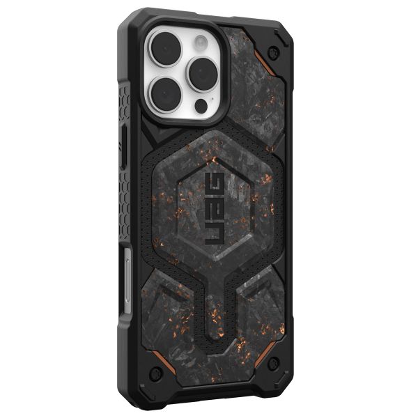 UAG Cover Posteriore Monarch Pro Apple iPhone 16 Pro Max - Forged Carbon