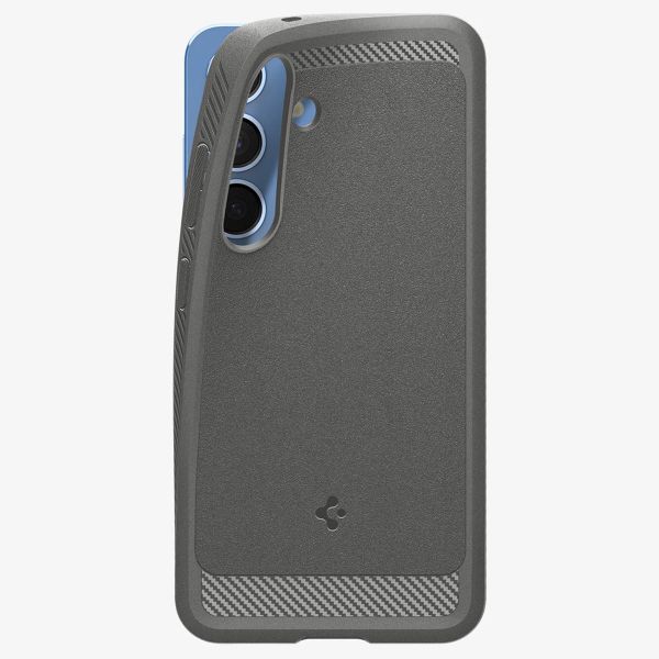 Spigen Cover Rugged Armor con MagSafe Samsung Galaxy S25 - Marble Gray
