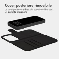 imoshion Cover a libro di lusso 2-in-1 rimovibile Apple iPhone 18 Pro Max / 17 Pro Max - Nero